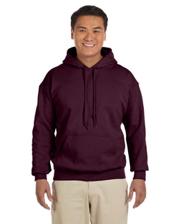 Gildan Lightweight 50/50 Hoodie Sweatshirt G185 | Maroon - Front