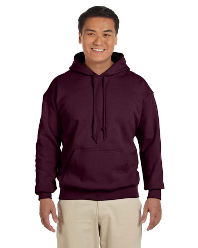 Gildan Lightweight 50/50 Hoodie Sweatshirt G185 | Maroon - Front