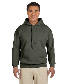 Gildan Lightweight 50/50 Hoodie Sweatshirt G185 | Military Green - Front