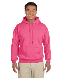 Gildan Lightweight 50/50 Hoodie Sweatshirt G185 | Safety Pink - Front