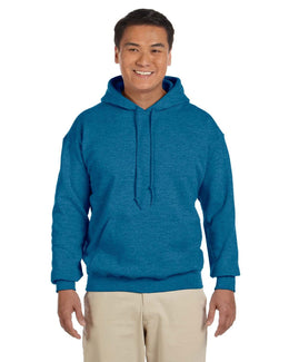 Gildan Lightweight 50/50 Hoodie Sweatshirt G185 | Antique Sapphire - Front