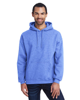 Gildan Lightweight 50/50 Hoodie Sweatshirt G185 | Hthr Sport Royal - Front