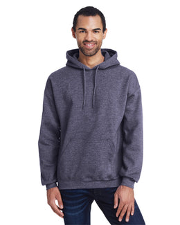 Gildan Lightweight 50/50 Hoodie Sweatshirt G185 | Ht Sprt Drk Navy - Front