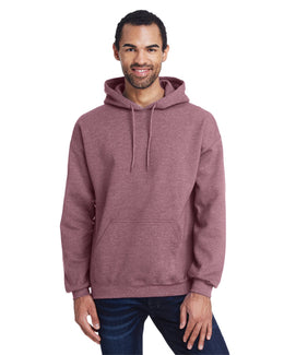 Gildan Lightweight 50/50 Hoodie Sweatshirt G185 | Ht Sp Drk Maroon - Front