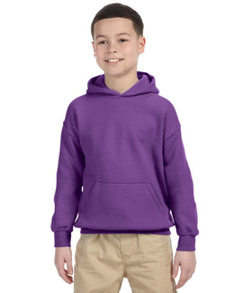 Gildan Youth Lightweight 50/50 Hoodie G185B | Purple - Front