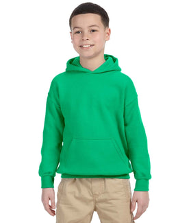 Gildan Youth Lightweight 50/50 Hoodie G185B | Irish Green - Front