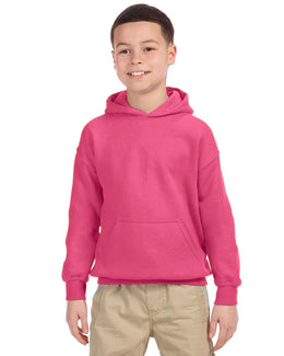 Gildan Youth Lightweight 50/50 Hoodie G185B | Safety Pink - Front