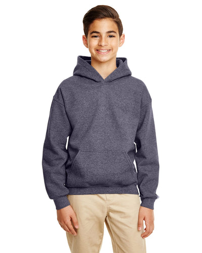Gildan Youth Lightweight 50/50 Hoodie G185B | Ht Sprt Drk Navy - Front
