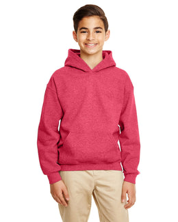 Gildan Youth Lightweight 50/50 Hoodie G185B | Hth Spt Scrlt Rd - Front