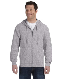 Gildan Heavy Blend 50/50 Full-Zip Hooded Sweatshirt G186 | Sport Grey - Front