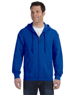 Gildan Heavy Blend 50/50 Full-Zip Hooded Sweatshirt G186 | Royal - Front