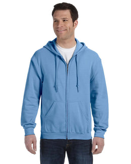 Gildan Heavy Blend 50/50 Full-Zip Hooded Sweatshirt G186 | Carolina Blue - Front