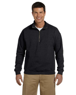 Gildan Heavy Blend Vintage Classic Quarter-Zip Sweatshirt G188 | Black - Front