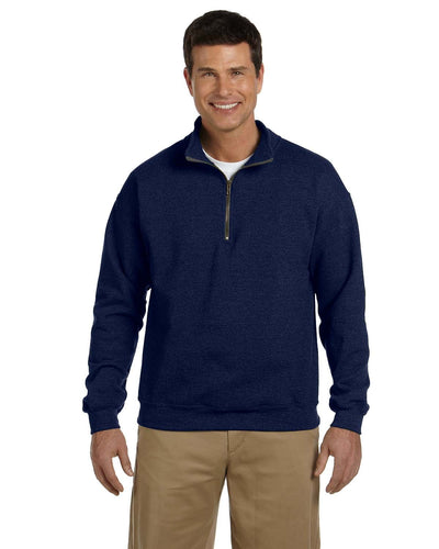 Gildan Heavy Blend Vintage Classic Quarter-Zip Sweatshirt G188 | Navy - Front