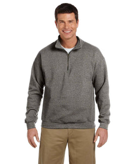 Gildan Heavy Blend Vintage Classic Quarter-Zip Sweatshirt G188 | Graphite Heather - Front