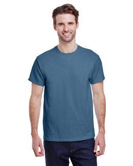 Gildan Ultra Cotton Heavyweight T-Shirt G200 | Indigo Blue - Front