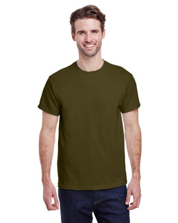 Gildan Ultra Cotton Heavyweight T-Shirt G200 | Olive - Front