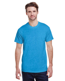 Gildan Ultra Cotton Heavyweight T-Shirt G200 | Heather Sapphire - Front