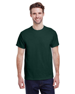 Gildan Ultra Cotton Heavyweight T-Shirt G200 | Forest Green - Front