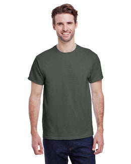 Gildan Ultra Cotton Heavyweight T-Shirt G200 | Military Green - Front