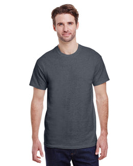 Gildan Ultra Cotton Heavyweight T-Shirt G200 | Dark Heather - Front
