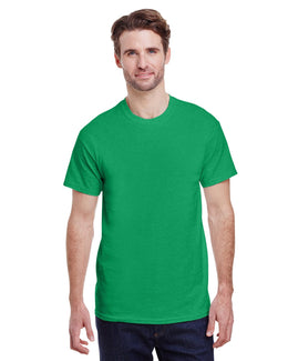 Gildan Ultra Cotton Heavyweight T-Shirt G200 | Antiq Irish Grn - Front