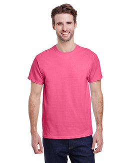 Gildan Ultra Cotton Heavyweight T-Shirt G200 | Safety Pink - Front