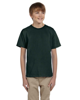 Gildan Ultra Cotton Youth Heavyweight T-Shirt G200B | Forest Green - Front