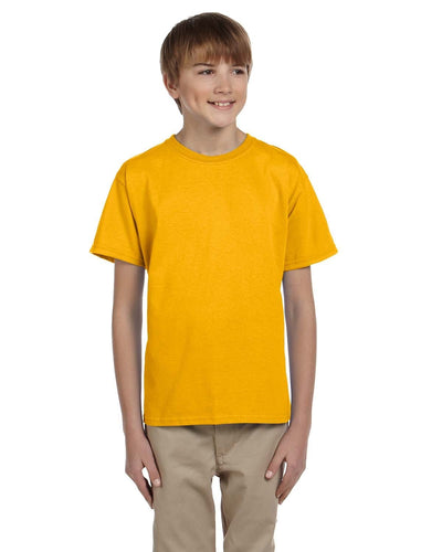 Gildan Ultra Cotton Youth Heavyweight T-Shirt G200B | Gold - Front