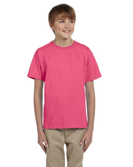Gildan Ultra Cotton Youth Heavyweight T-Shirt G200B | Safety Pink - Front