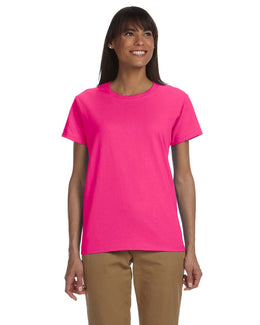 Gildan Ladies Ultra Cotton Heavyweight T-Shirt G200L | Heliconia - Front
