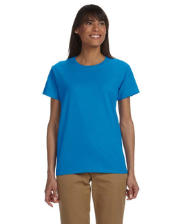 Gildan Ladies Ultra Cotton Heavyweight T-Shirt G200L | Sapphire - Front