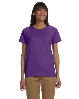 Gildan Ladies Ultra Cotton Heavyweight T-Shirt G200L | Purple - Front