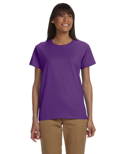 Gildan Ladies Ultra Cotton Heavyweight T-Shirt G200L | Purple - Front