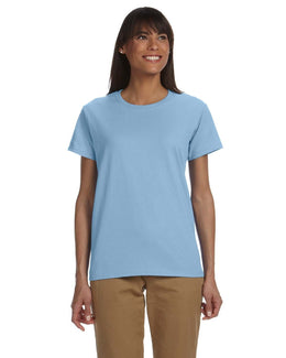 Gildan Ladies Ultra Cotton Heavyweight T-Shirt G200L | Light Blue - Front