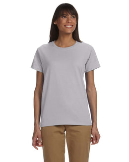 Gildan Ladies Ultra Cotton Heavyweight T-Shirt G200L | Sport Grey - Front