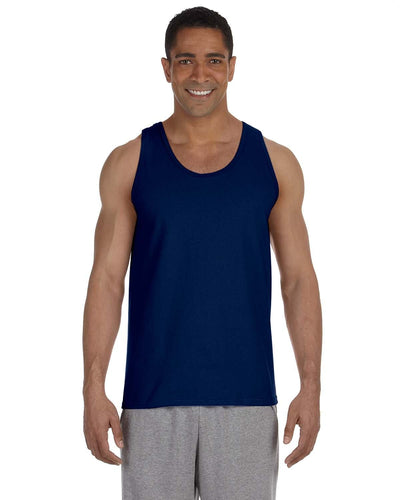 Gildan Ultra Cotton Tank G220 | Navy - Front