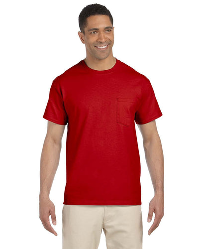 Gildan Ultra Cotton Pocket T-Shirt G230 | Red - Front