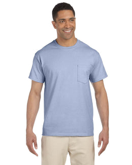 Gildan Ultra Cotton Pocket T-Shirt G230 | Light Blue - Front