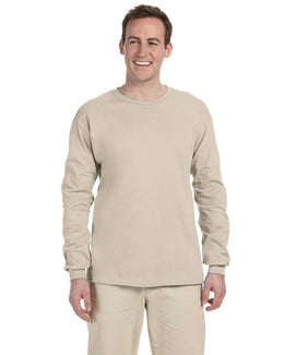 Gildan Ultra Cotton Heavyweight Long Sleeve T-Shirt G240 | Sand - Front