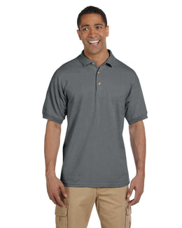 Gildan Heavyweight Cotton Pique Polo Shirt G380 | Charcoal - Front