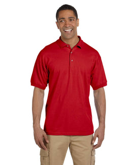Gildan Heavyweight Cotton Pique Polo Shirt G380 | Red - Front