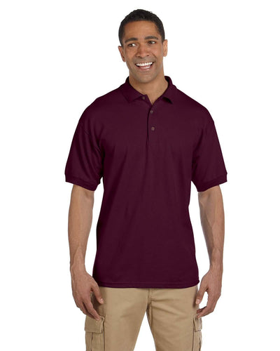 Gildan Heavyweight Cotton Pique Polo Shirt G380 | Maroon - Front