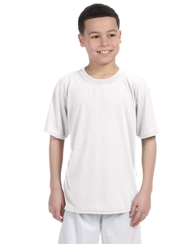 Gildan Youth 4.5 oz. Performance T-Shirt G420B | White - Front