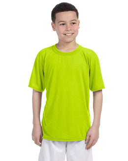 Gildan Youth 4.5 oz. Performance T-Shirt G420B | Safety Green - Front