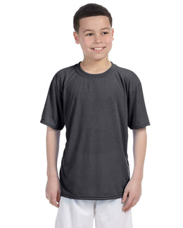 Gildan Youth 4.5 oz. Performance T-Shirt G420B | Charcoal - Front
