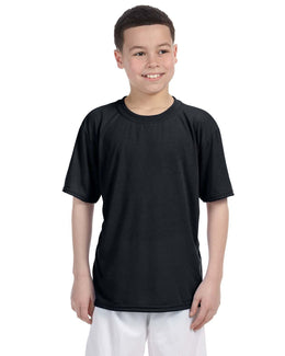 Gildan Youth 4.5 oz. Performance T-Shirt G420B | Black - Front