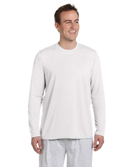 Gildan 4.5 oz. Performance Long Sleeve T-Shirt G424 | White - Front