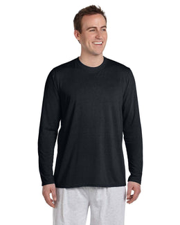Gildan 4.5 oz. Performance Long Sleeve T-Shirt G424 | Black - Front