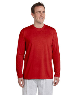 Gildan 4.5 oz. Performance Long Sleeve T-Shirt G424 | Red - Front